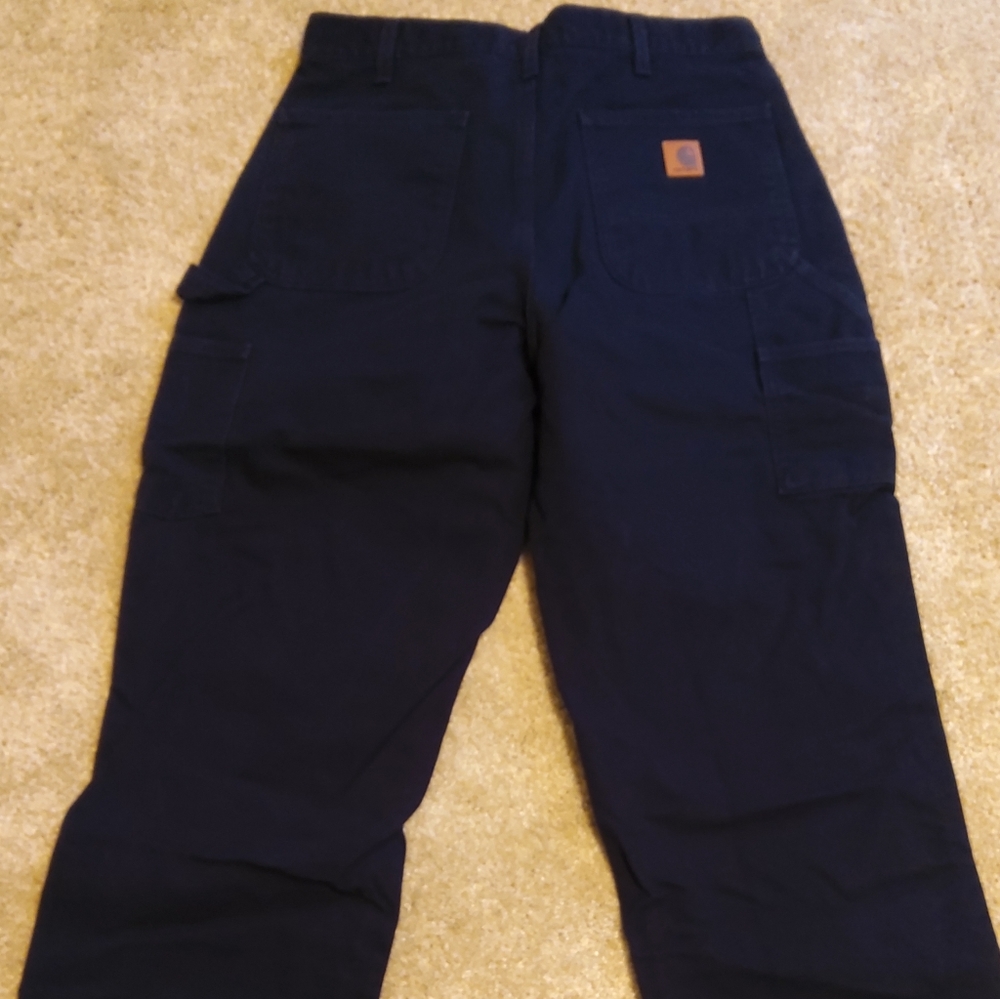 Navy blue carhartt cargo pants